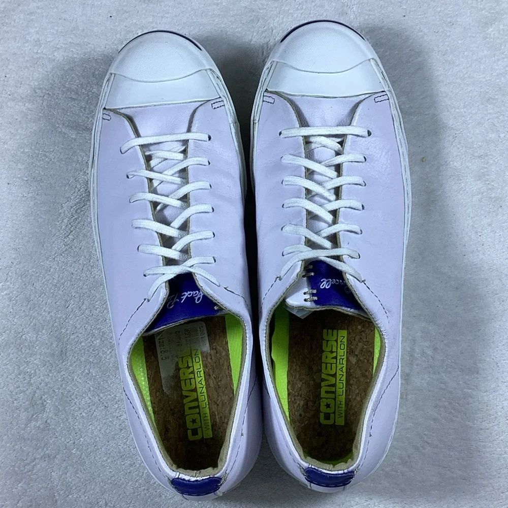 Converse Jack Purcell Chuck Taylor All-Star Leather lunarlon M 8.5 Sneakers - Picture 4 of 12